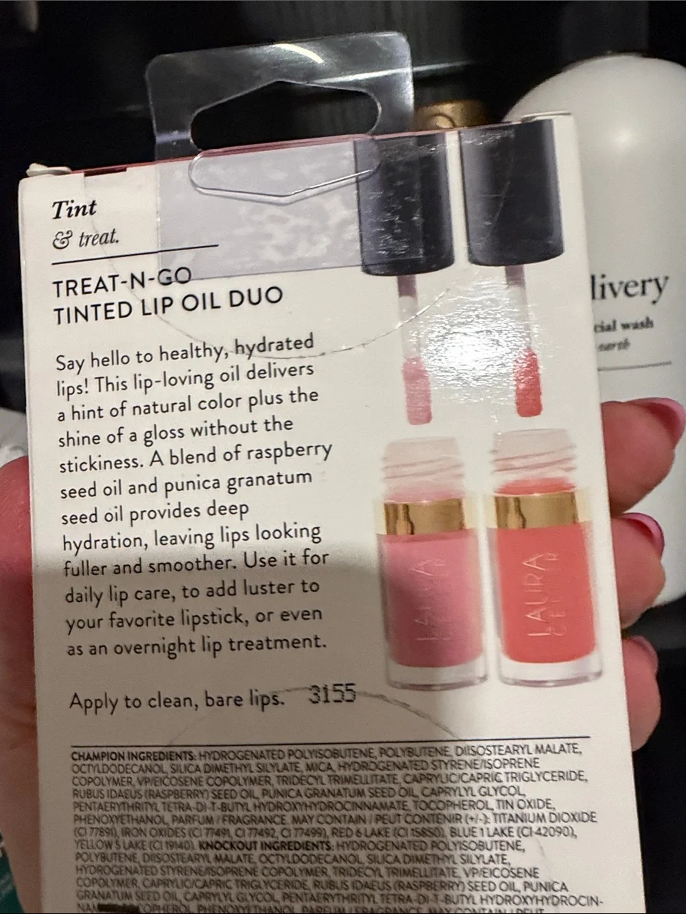 Laura Geller Tinted Lip Oil Duo - Rose / Berry